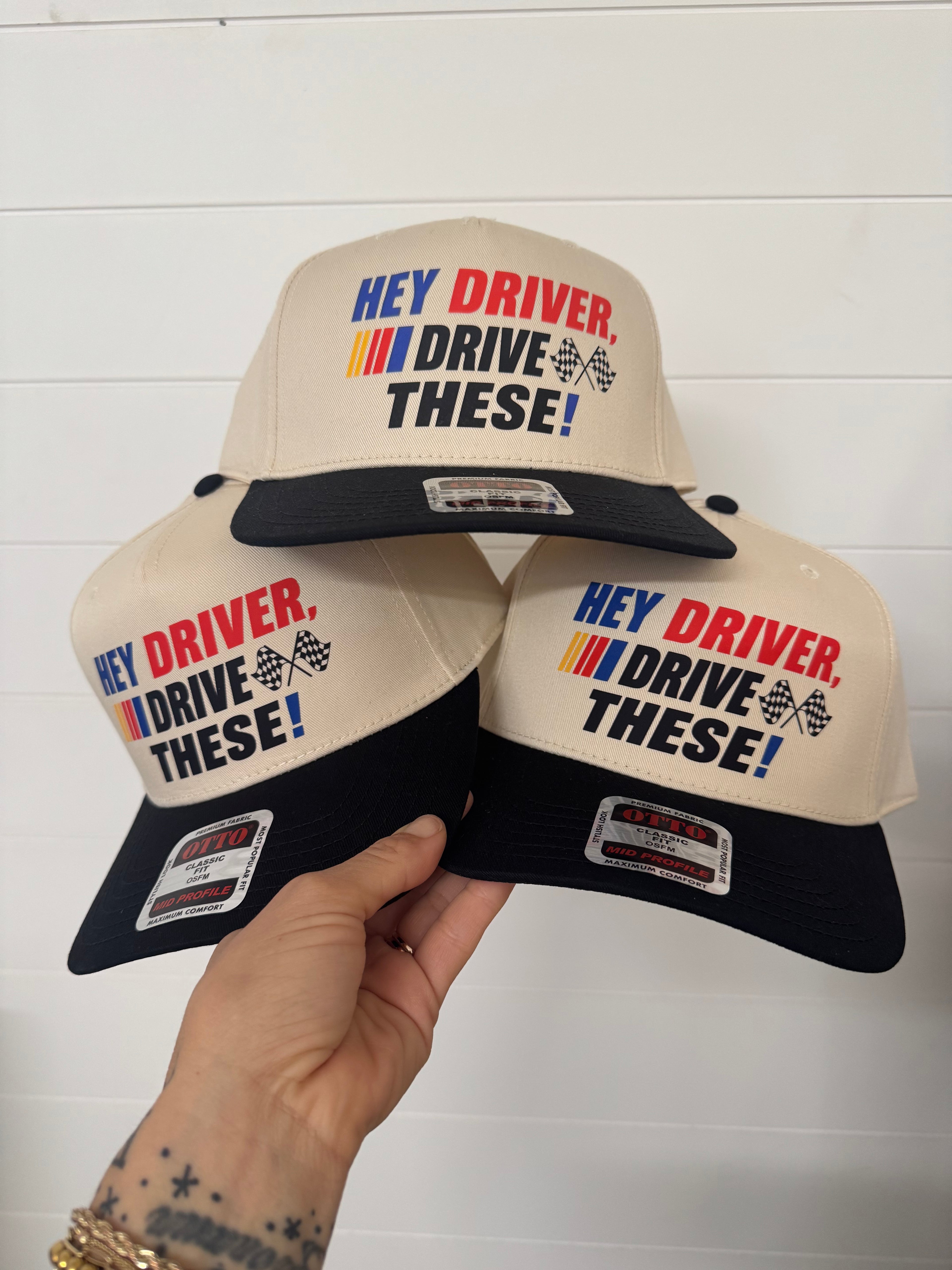 Hey driver, drive these!