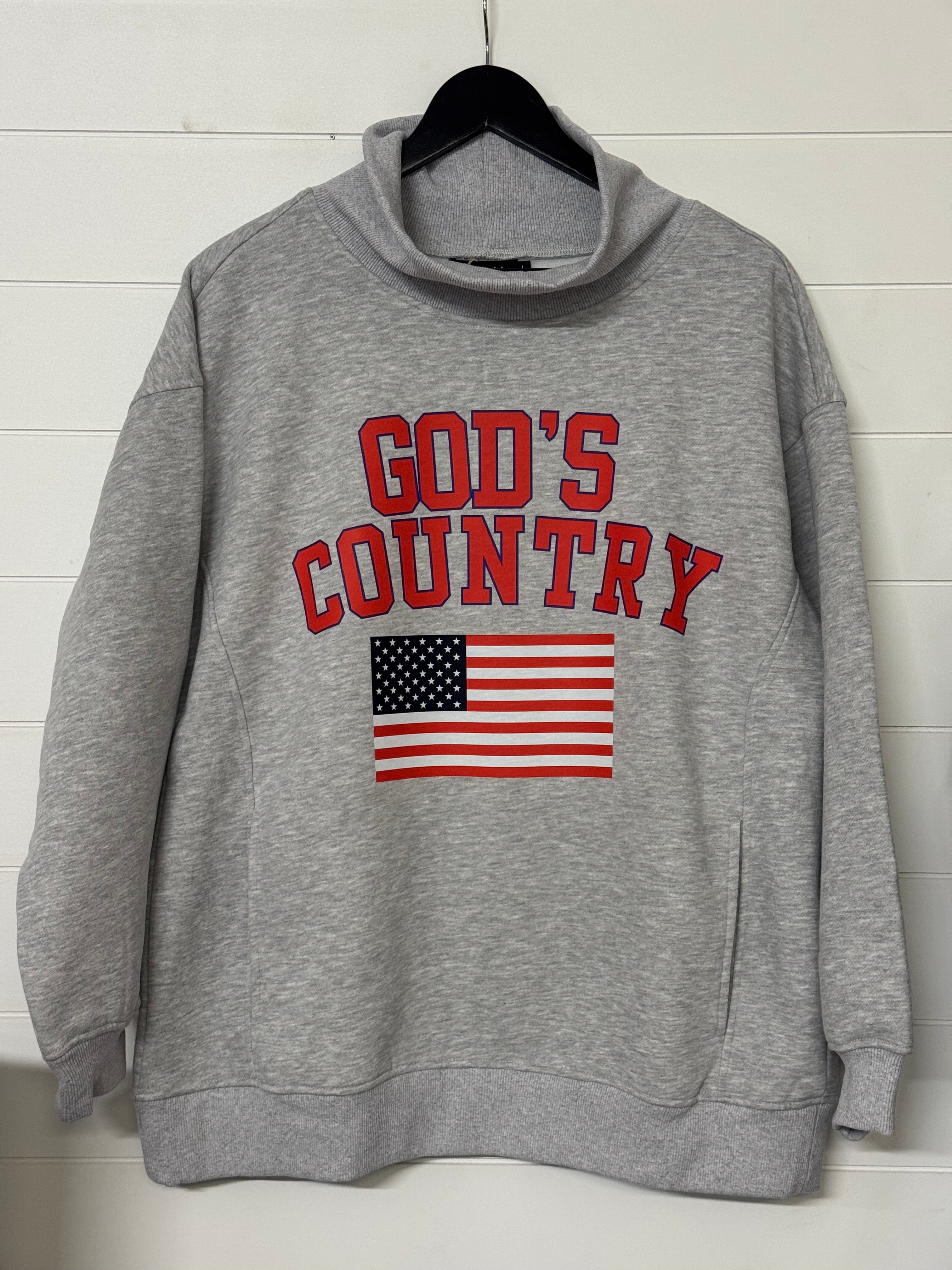 Gods Country Mock Neck Sweater