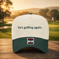 he's golfing again